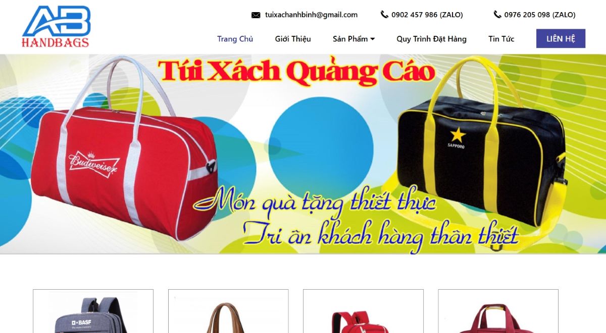 công ty may balo túi xách ánh bình